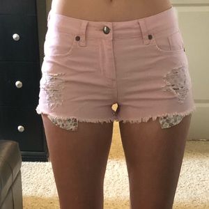 Pink shorts